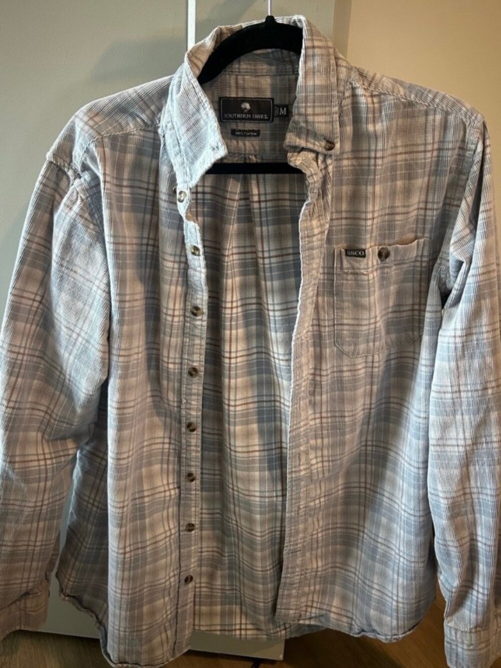 Southern Shirt - Men's Plaid Button-Up Long Sleeve